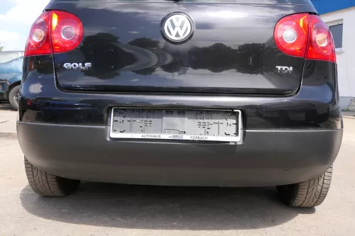 VW Golf 5 1K Limousine Stoßstange hinten Heckstoßstange schwarz LC9Z m