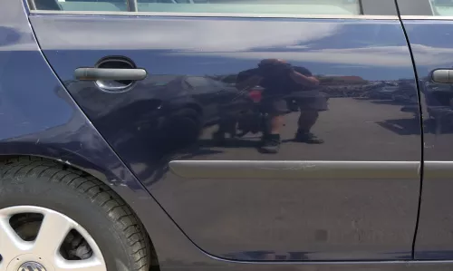 VW Golf 5 V 1K Tür nur das Türblatt hinten rechts 4/5-Türer blau LA5G perblau