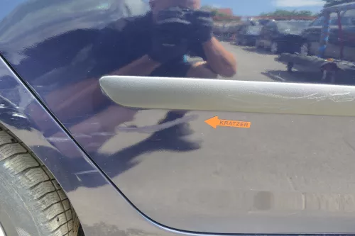 VW Golf 5 V 1K Tür nur das Türblatt hinten rechts 4/5-Türer blau LA5G perblau (128324)