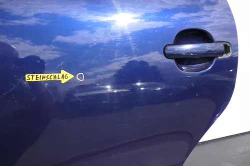 VW Passat 3B 3BG Kombi Variant Tür hinten links blau LB5N indigoblau + Scheibe (128549)