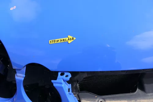 VW Polo 9N Motorhaube Klappe vorne blau hellblau LA5F summerblue bis ca.Bj. 2004 (128608)