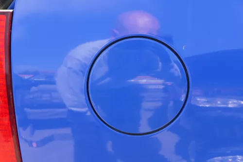 VW Polo 9N3 9N Tankdeckel Klappe Tankklappe Deckel Tank blau LA5F Summerblue