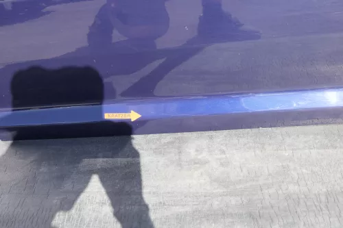 VW Touran 1T 1T3 Tür vorne rechts Beifahrertür blau LB5N indigoblau (128715)