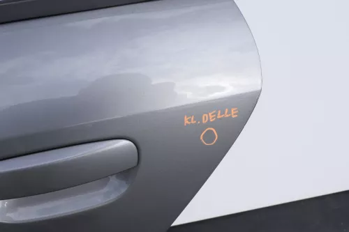 Audi A4 B6 8E Türblatt Tür hinten links grau LY7Q Kombi Avant (128733)