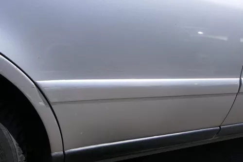 Audi A4 B5 Tür nur Türblatt hinten rechts silber LY7W - Facelift (128858)