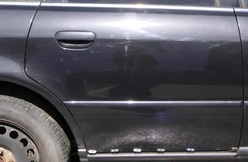 Audi A4 B5 Tür nur Türblatt hinten rechts schwarz LZ9W - Facelift