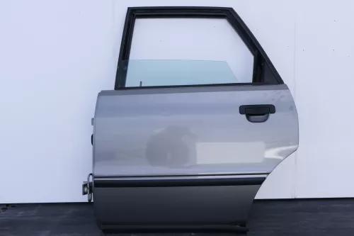 Audi 80 90 Limouisne Stufenheck Tür hinten links Rahmen Türblatt grau LY7P