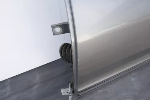 Audi 80 90 Limouisne Stufenheck Tür hinten links Rahmen Türblatt grau LY7P (128956)