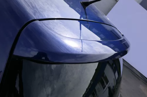 VW Golf 5 V Heckklappe hinten Kofferraumklappe mit Scheibe blau LD5Q Spoiler (129116)