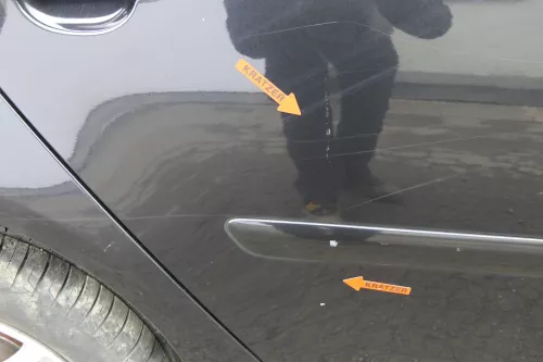 VW Golf 5 V 1K Tür nur das Türblatt hinten rechts 4/5-Türer schwarz LC9Z meta (129310)