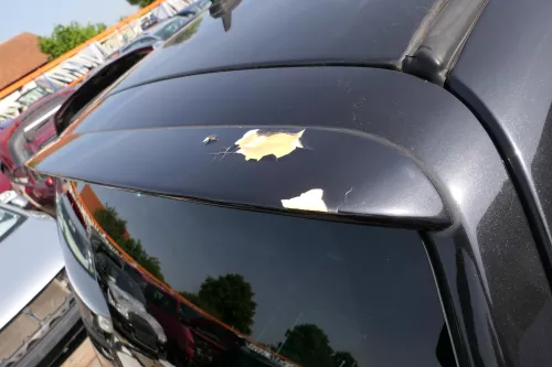 VW Sharan 7M Heckklappe Scheibe Klappe hinten ab Bj.2000 schwarz LC9Z Spoiler (129443)