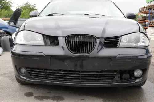 Seat Ibiza 6L Stoßstange Frontstoßstange vorne schwarz LC9Z bis ca.Anfang 2006 c