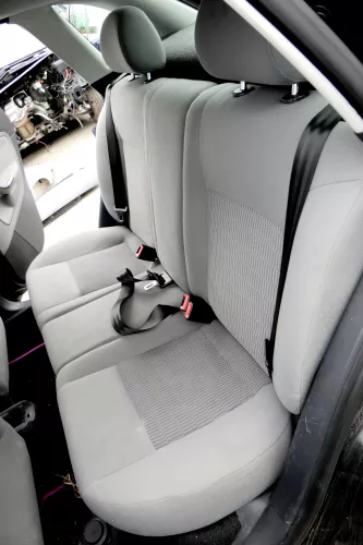 Seat Ibiza 6L Rückbank Rücksitzbank Sitz Kopfstütze Sitzfläche graphitgrau (129516)