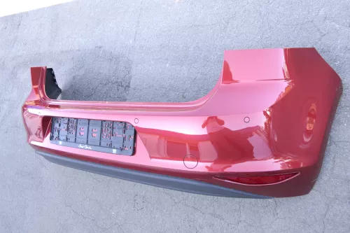 VW Golf 7 5G Limousine Stoßstange hinten Heckstoßstange rot sunsetred LA3X PDC (129550)