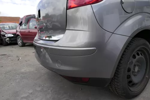 Seat Altea 5P Stoßstange hinten Heckstoßstange Stoßfänger grau LS7U (129591)