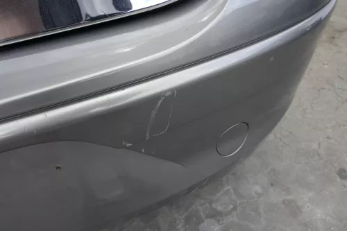 Seat Altea 5P Stoßstange hinten Heckstoßstange Stoßfänger grau LS7U (129591)