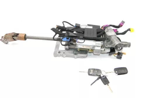 Audi A4 6B Zündschloß Schloß Zündung 3x Schlüssel Lenksäule elektrische