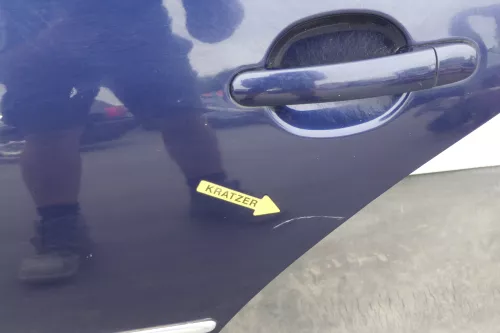 VW Golf 4 Bora Tür hinten links nur Kombi / Variant blau LB5N indigoblau (129748)