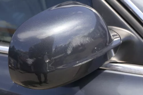 VW Passat 3B 3BG elektrischer Spiegel Außenspiegel rechts + Glas grau blau LC7V (129759)