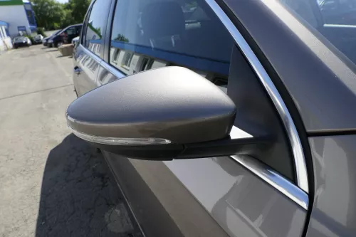 Passat 3C B7 elektrischer Spiegel Außenspiegel rechts Glas braun LA8X kaschmir