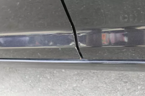 VW Touran 1T 1T3 Tür vorne links Fahrertür schwarz LC9Z metall OHNE Anbauteile d (129966)