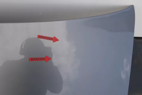 VW Passat 3C Limousine Stufenheck Heckklappe Klappe grau LA7T OHNE Anbauteile (130001A)