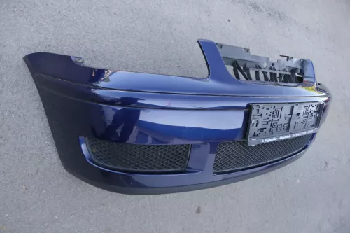 VW Polo 6N2 Stoßstange vorne Frontstoßstange Stoßfänger blau LB5N indigoblau (130033)