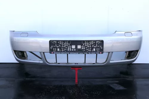 Audi A6 4B Frontstoßstange Stoßstange vorne Stoßfänger silber LY7W Facelift SWR (130044)