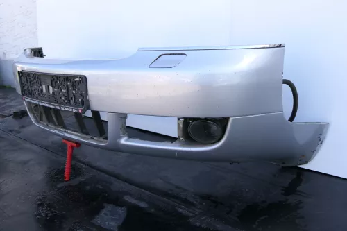 Audi A6 4B Frontstoßstange Stoßstange vorne Stoßfänger silber LY7W Facelift SWR (130044)