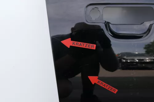 Audi A4 B5 Tür vorne rechts schwarz (Leiste+Griff beachten) Facelift (130046)