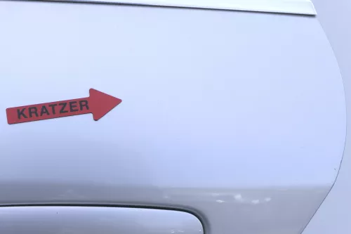 Audi A6 4B C5 Tür Türblatt hinten links grau silber LY7W (130049)