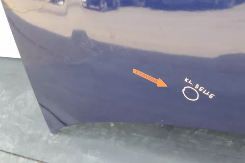 VW Polo 6N2 Motorhaube Haube vorne Klappe Frontklappe blau LB5N indigoblau (130051)