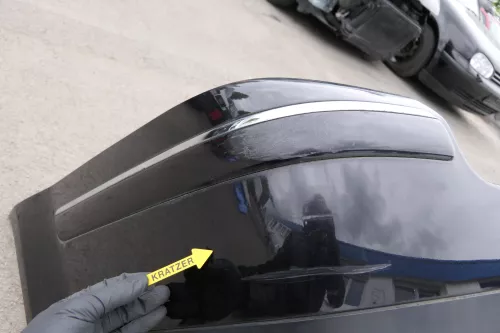 VW Passat 3BG Kombi Stoßstange hinten Heckstoßstange Stoßfäng schwarz LC9Z metal (130089)