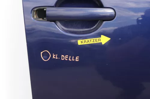 VW Passat 3B 3BG Kombi Limo Tür vorne rechts Beifahrertür blau LB5N ohneAnbaute (130100)