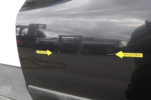 VW Passat 3B 3BG Kombi + Limo Tür vorne links Fahrertür schwarz LC9Z metallic me (130107)