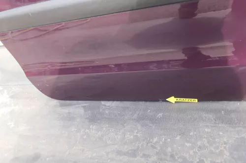 VW Polo 9N 9N3 Tür vorne rechts Beifahrertür rot braun LC3W 2/3-Türer (130113)