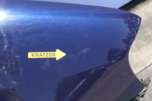 VW Touran 1T Kotflügel vorne rechts blau LB5N indig 1T0821022A ca.Bj. 2003-2006 (130156)