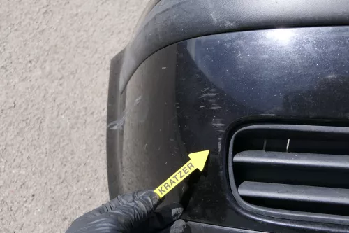 VW Golf 4 Stoßstange vorne Stoßfänger vorn vorne schwarz LC9Z metallic (130169)