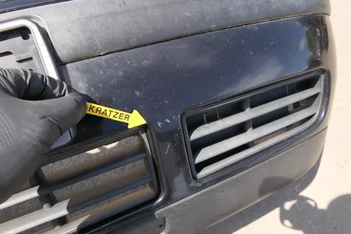 VW Golf 4 Stoßstange vorne Stoßfänger vorn vorne schwarz LC9Z metallic (130169)