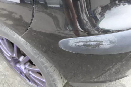 Seat Ibiza 6L Stoßstange Heckstoßstange hinten schwarz LC9Z metallic (130251)