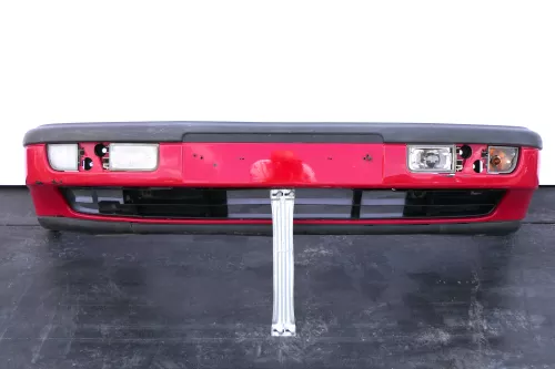 VW Passat 3A 35i Stoßstange vorne Frontstoßstange mit Pralldämpfe vorn rot 