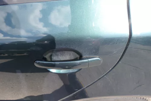 Skoda Octavia 1Z Kombi Tür hinten links grün LF6K (ohneAnbauteile) (130278)