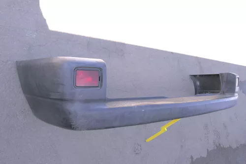 VW T4 Caravelle Multivan Stoßstange Heckstoßstange hinten 701807417 schwarz 345 (130345)