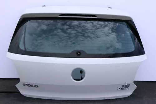 VW Polo 6R 6C Heckklappe Kofferraumklappe Klappe Scheibe weiß L0K1