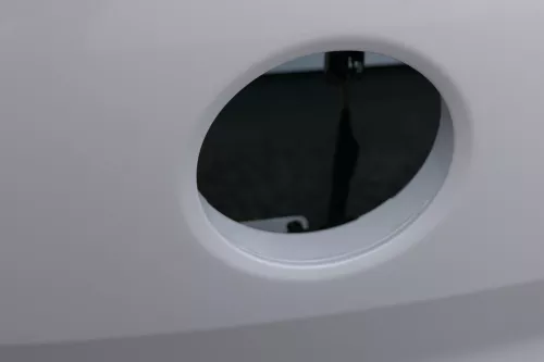 VW Polo 6R 6C Heckklappe Kofferraumklappe Klappe Scheibe weiß L0K1 (130365)