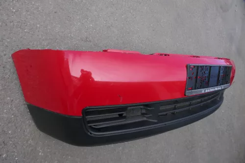 VW Lupo Stoßstange vorne Frontstoßstange Stoßfänger rot LY3D (130802)