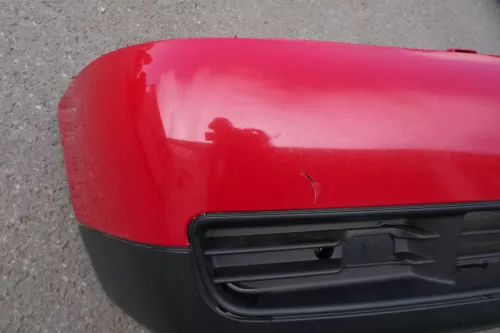 VW Lupo Stoßstange vorne Frontstoßstange Stoßfänger rot LY3D (130802)