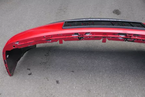 VW Lupo Stoßstange vorne Frontstoßstange Stoßfänger rot LY3D (130802)