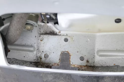 Ford Galaxy Facelft Heckklappe Scheibe  Klappe hinten Bj. 2005 silber grau LA7W (130831)