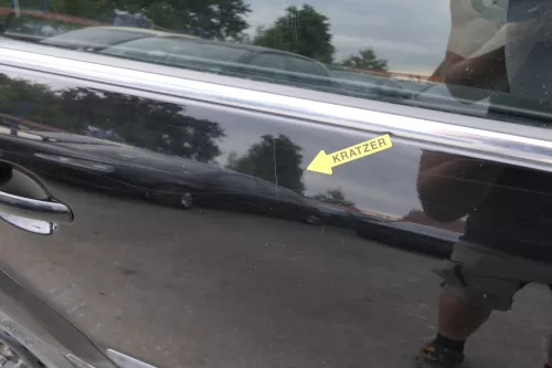 VW Passat 3B 3BG Kombi Variant Tür hinten rechts schwarz L041 uni (140175)